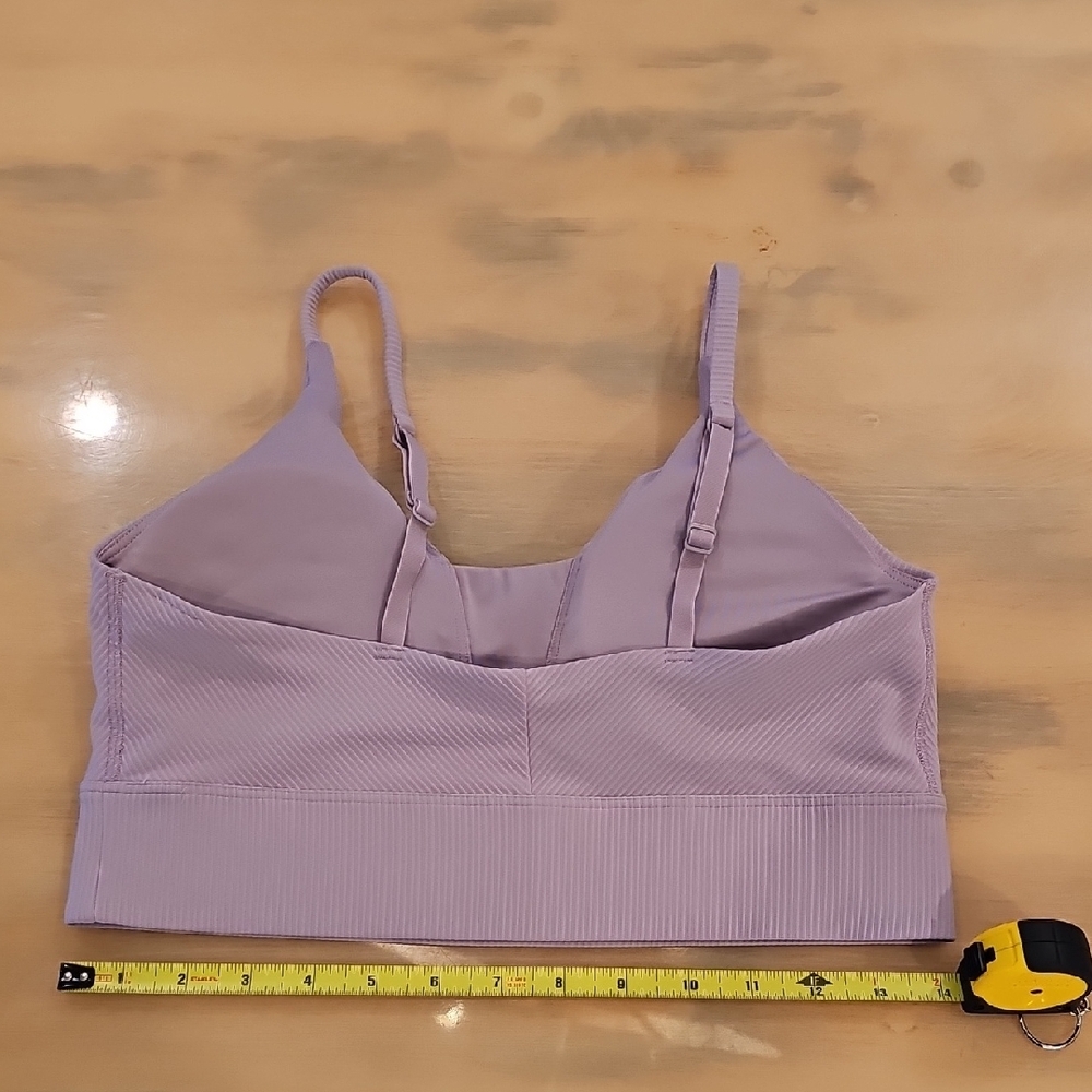 Lavender Ribbed Bralette - Picture 3 of 6